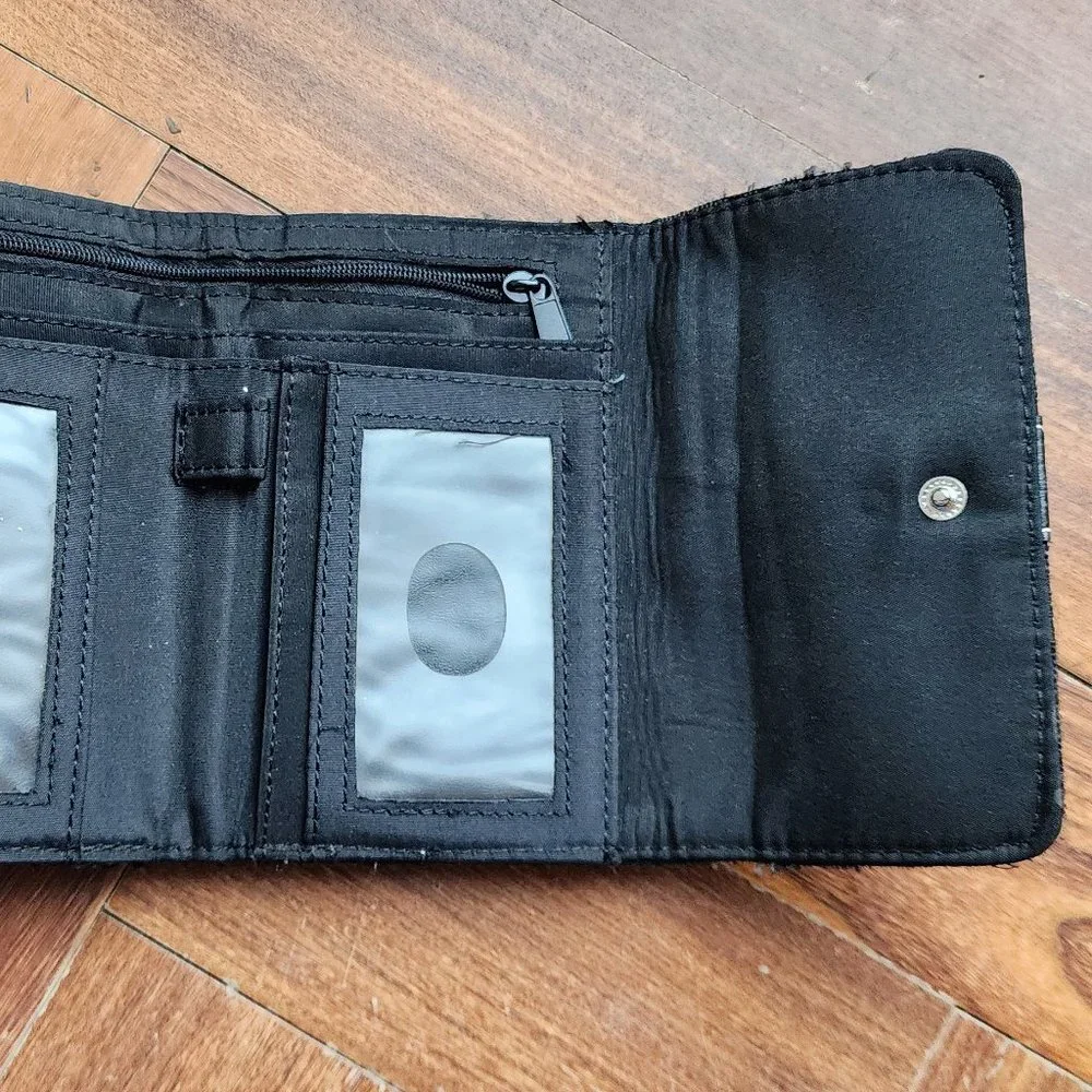 Target Small Black Fold-Up Wallet